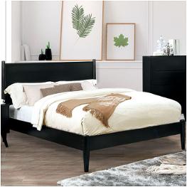 Cm7386bk-ek Furniture Of America Lennart - Black Bedroom Furniture Bed