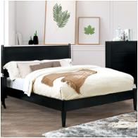 Cm7386bk-ek Furniture Of America Lennart - Black Bedroom Furniture Bed
