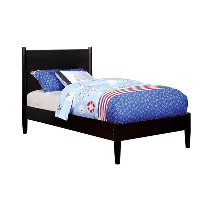 Cm7386bk-f Furniture Of America Lennart - Black Bedroom Furniture Bed