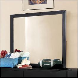 Cm7386bk-m Furniture Of America Lennart - Black Bedroom Furniture Mirror
