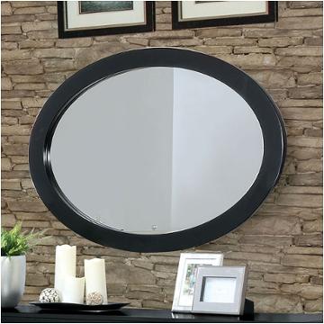 Cm7386bk-mo Furniture Of America Lennart - Black Bedroom Furniture Mirror