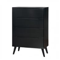 Cm7386bk-c Furniture Of America Lennart - Black Bedroom Furniture Chest