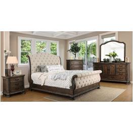 Cm7663q Furniture Of America Lysandra - Beige Bedroom Furniture Bed