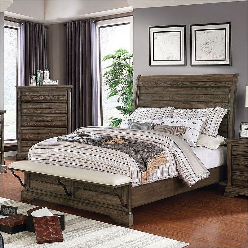 Cm7894q Furniture Of America Gilbert Bedroom Furniture Bed