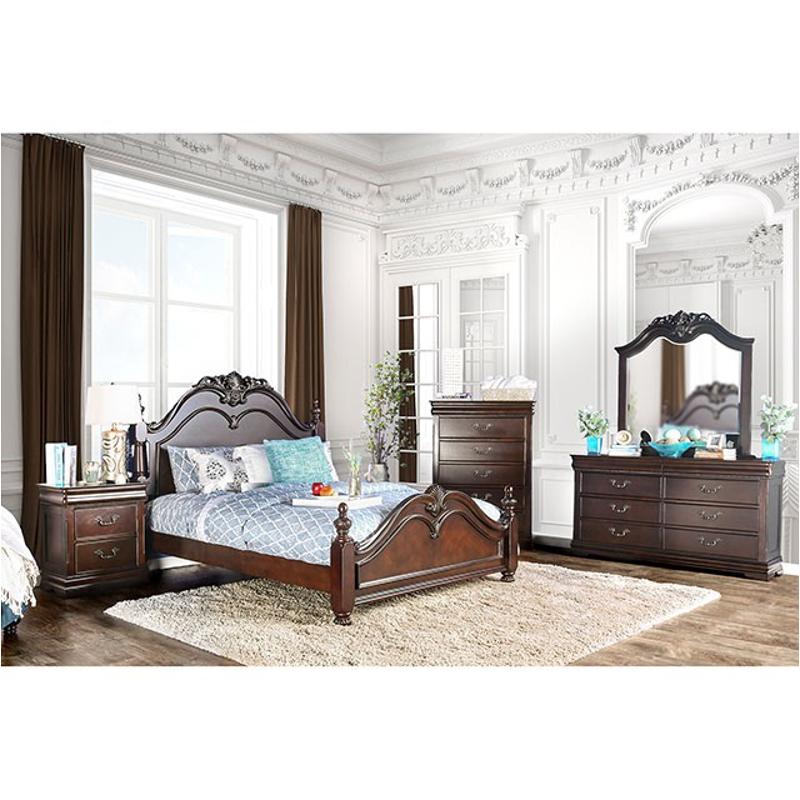 Cm7260ck Furniture Of America Mandura Bedroom Furniture Bed