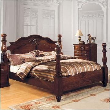 Cm7571ck Furniture Of America Tuscan Bedroom Furniture Bed