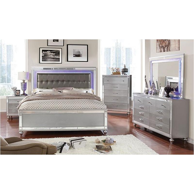 Cm7977sv-q Furniture Of America Brachium Bedroom Furniture Bed