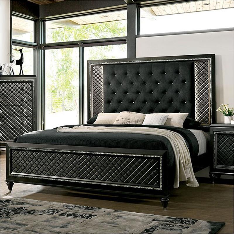 Cm7584ck Furniture Of America Demetria Bedroom Furniture Bed