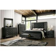 Cm7584dr-q Furniture Of America Demetria Bedroom Furniture Bed