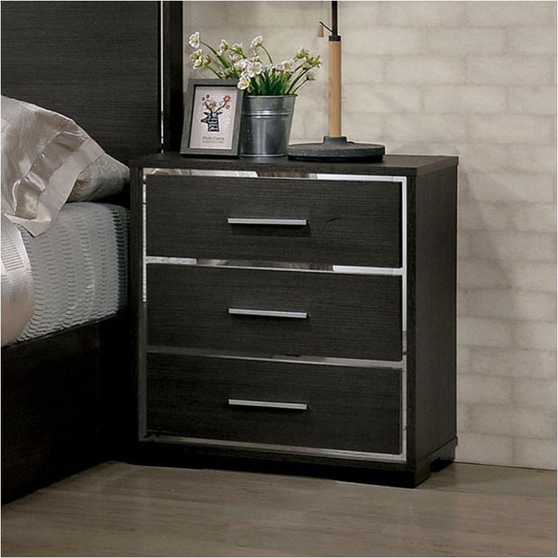 Cm7589n Furniture Of America Camryn Bedroom Furniture Nightstand