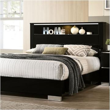 Foa7039ck Furniture Of America Carlie - Black Bedroom Furniture Bed