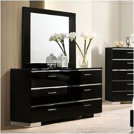 Foa7039d Furniture Of America Carlie - Black Bedroom Furniture Dresser