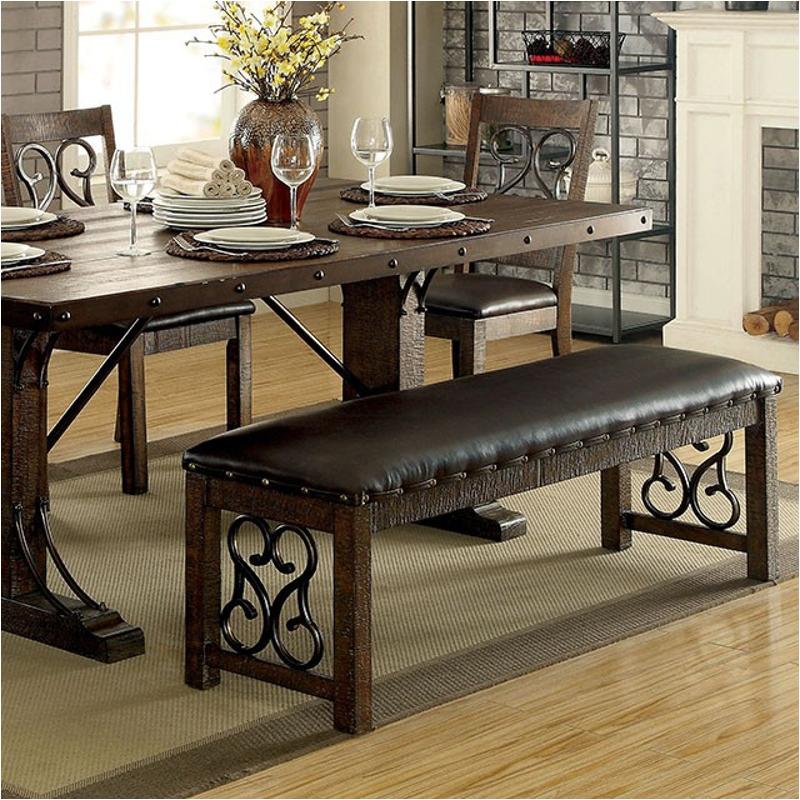 Cm3465bn Furniture Of America Paulina Dining Room Furniture Benche