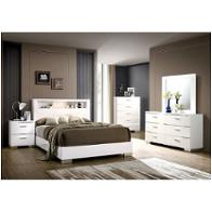 Cm7049wh-ck Furniture Of America Carlie - White Bedroom Furniture Bed