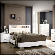 Cm7049wh-ek Furniture Of America Carlie - White Bedroom Furniture Bed