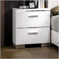 Cm7049wh-n Furniture Of America Carlie - White Bedroom Furniture Nightstand