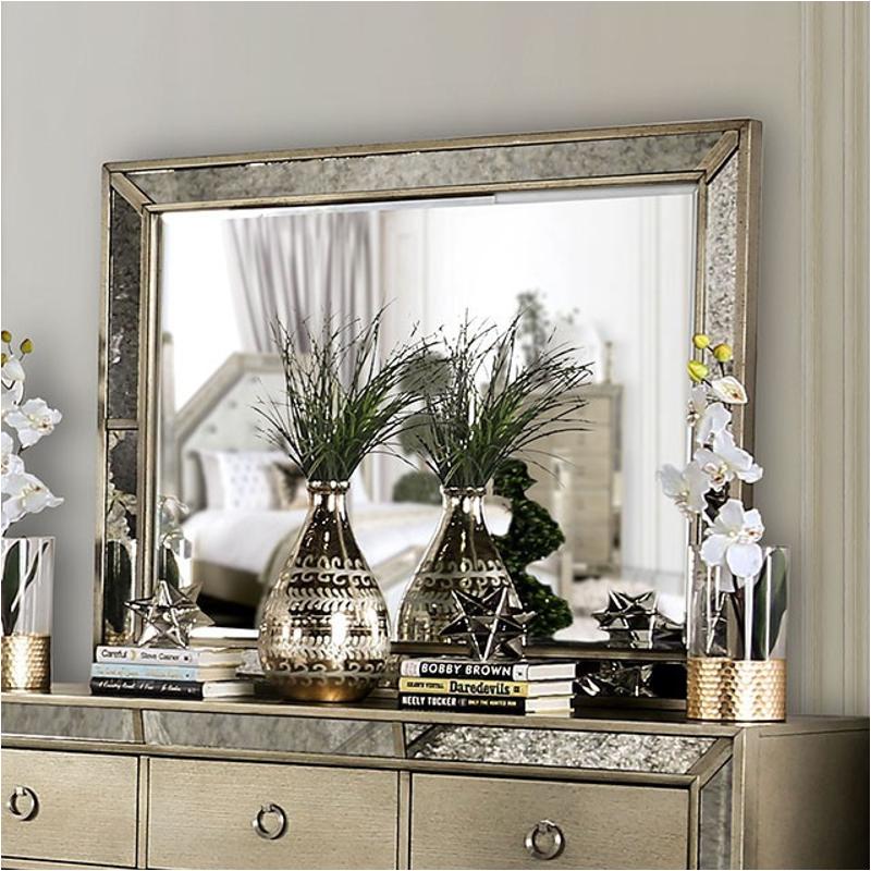 Cm7195m Furniture Of America Loraine Bedroom Furniture Mirror