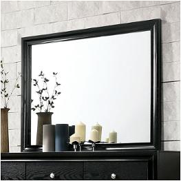 Cm7552bk-m Furniture Of America Chrissy - Black Bedroom Furniture Mirror