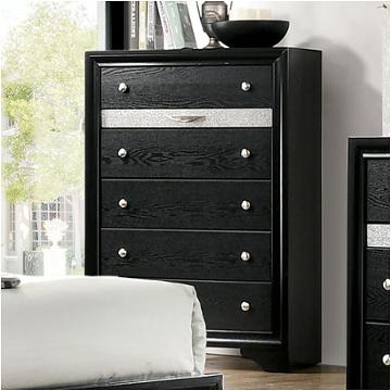 Cm7552bk-c Furniture Of America Chrissy - Black Bedroom Furniture Chest