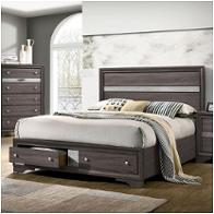 Cm7552gy-ek Furniture Of America Chrissy - Gray Bedroom Furniture Bed