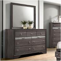 Cm7552gy-d Furniture Of America Chrissy - Gray Bedroom Furniture Dresser