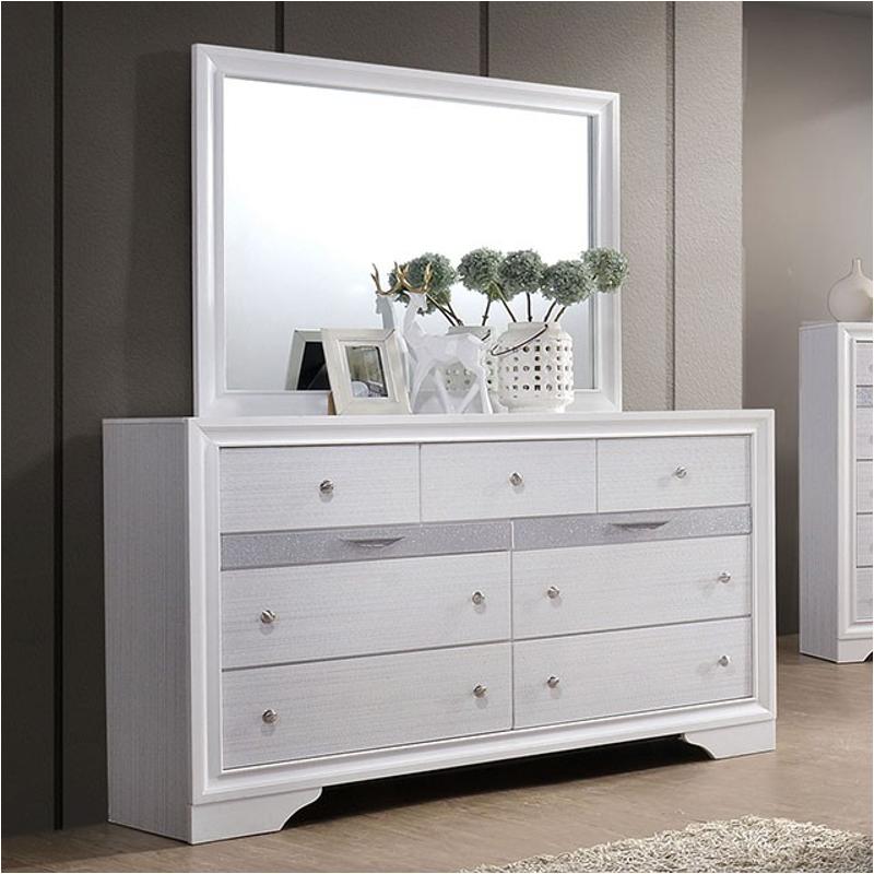 Cm7552d Furniture Of America Chrissy - White Bedroom Furniture Dresser