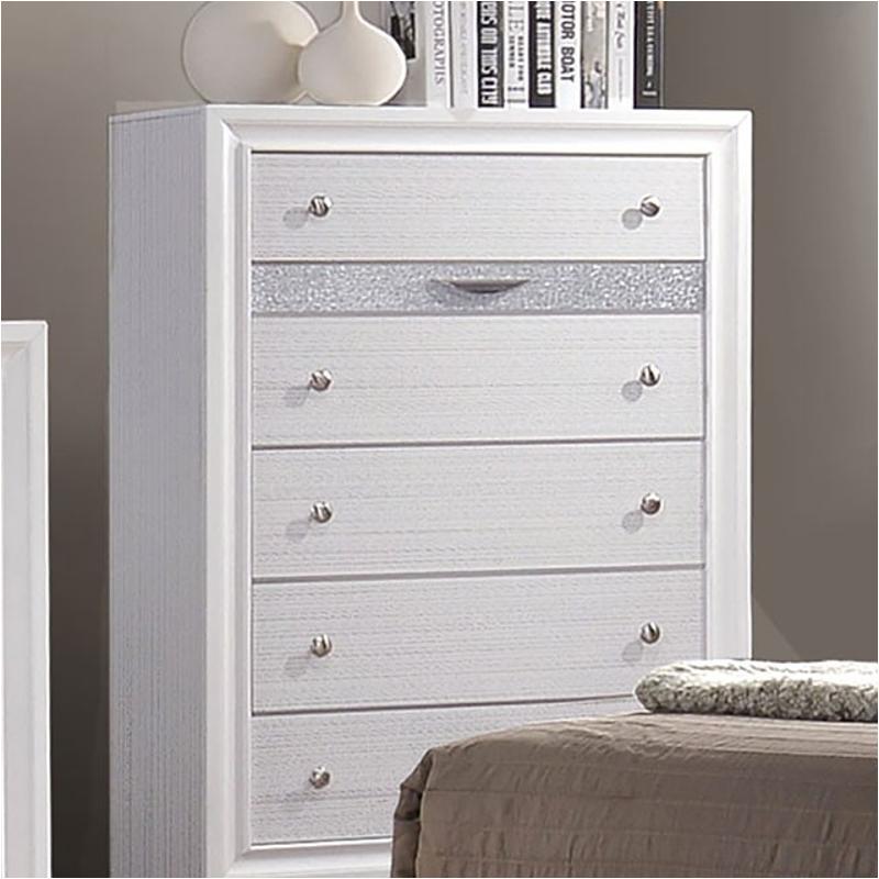 Cm7552c Furniture Of America Chrissy - White Bedroom Furniture Chest