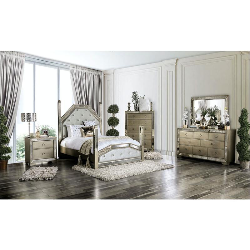 Furniture Of America Loraine Queen Bed - Thumbnail 2