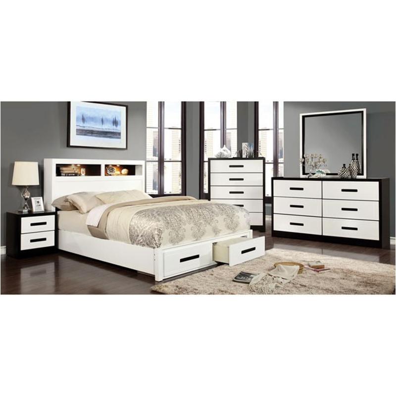Cm7298q Furniture Of America Rutger Bedroom Furniture Bed