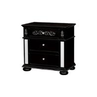 Cm7194bk-n Furniture Of America Azha - Black Bedroom Furniture Nightstand