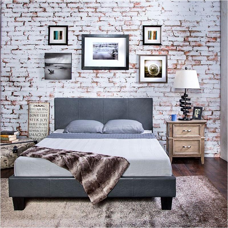 Cm7008gy-f Furniture Of America Winn Park - Gray Bedroom Furniture Bed