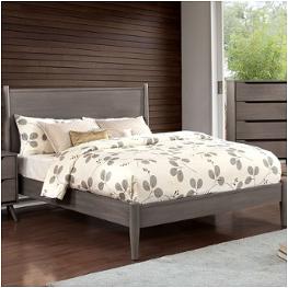 Cm7386gy-ck Furniture Of America Lennart - Oak Bedroom Furniture Bed