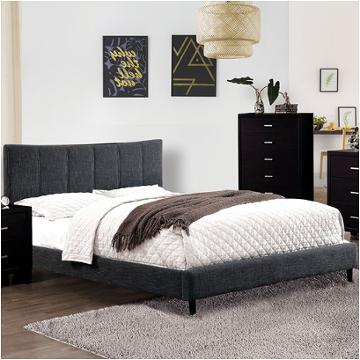 Cm7678gy-q Furniture Of America Ennis Bedroom Furniture Bed