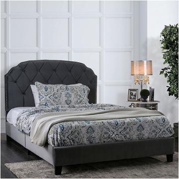 Cm7678gy-f Furniture Of America Ennis Bedroom Furniture Bed
