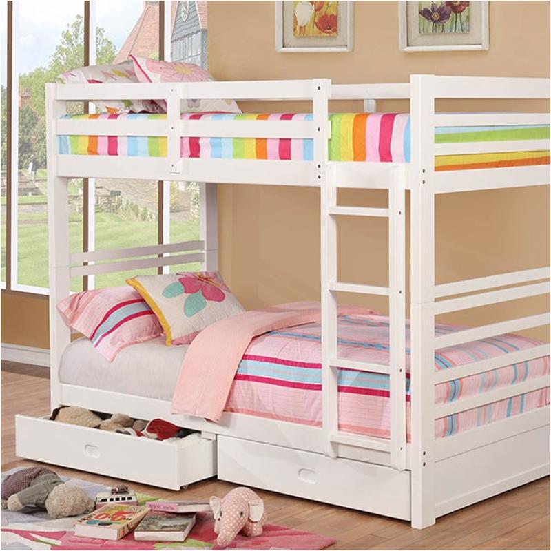 Cm-bk588t-wh Furniture Of America California Bedroom Furniture Bed