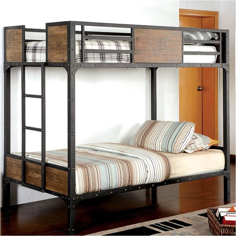 Cm-bk029ts Furniture Of America Clapton Bedroom Furniture Bed