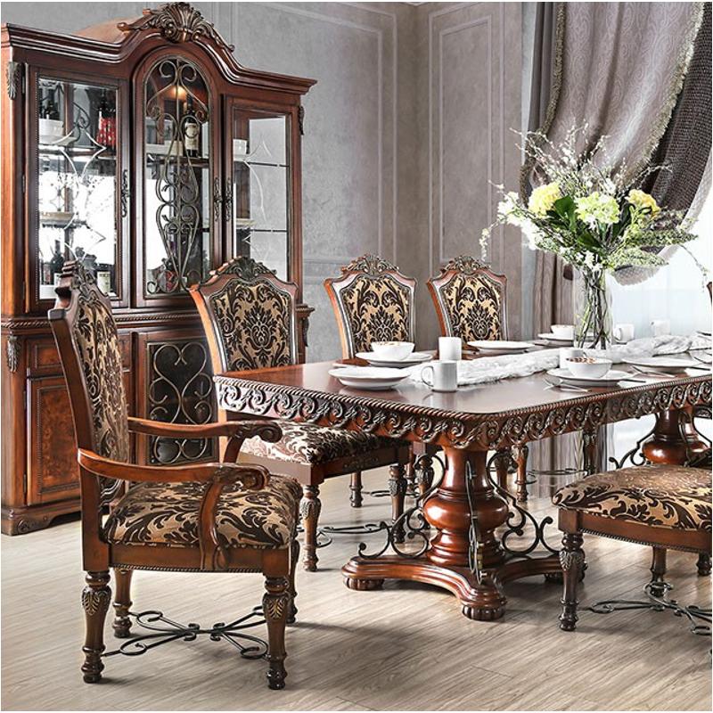 Cm3788t Furniture Of America Lucie Dining Room Furniture Dining Table