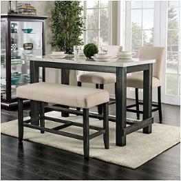 Cm3736pt Furniture Of America Dining Room Furniture Counter Height Table