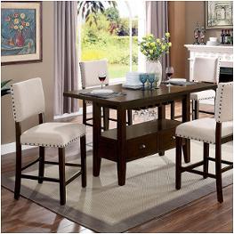 Cm3730pt Furniture Of America Dining Room Furniture Counter Height Table
