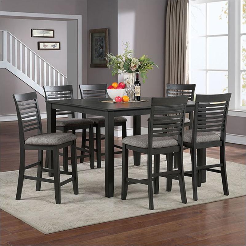 Cm3479gy-pt Furniture Of America Amalia Dining Room Furniture Counter Height Table