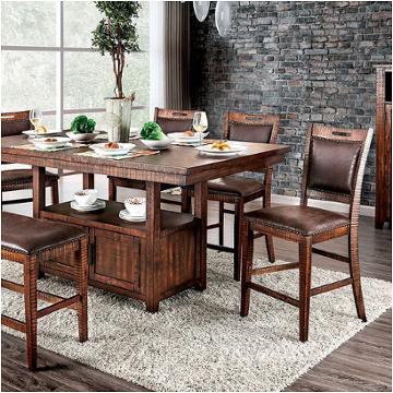Cm3061pt Furniture Of America Wichita Dining Room Furniture Counter Height Table