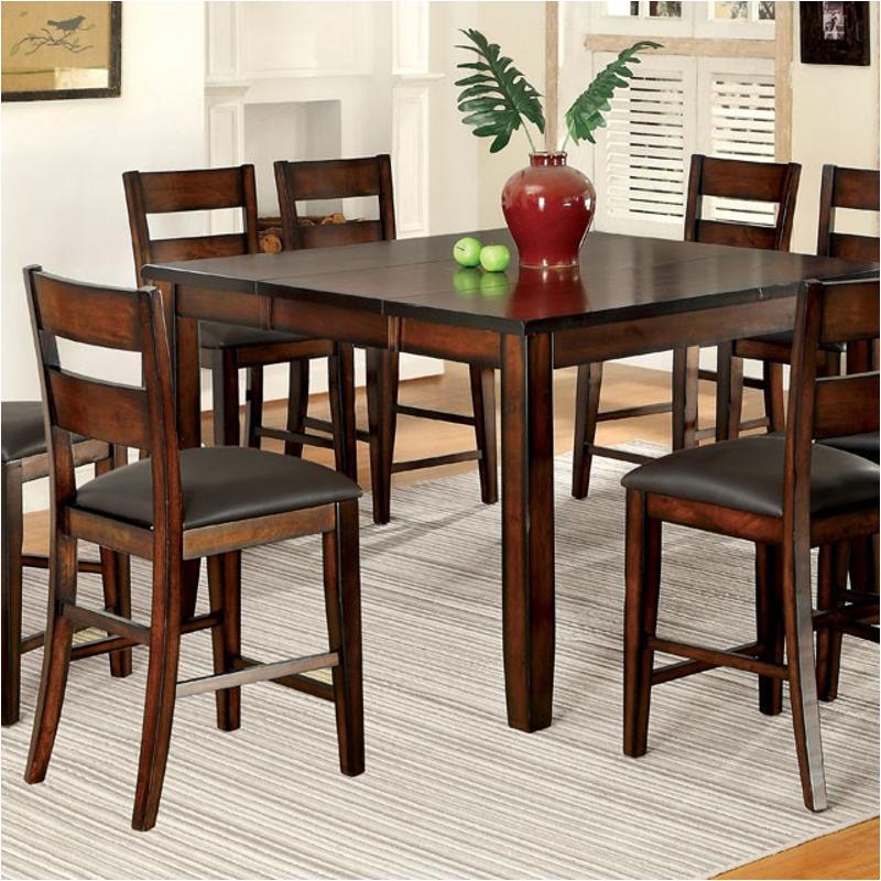 Cm3187pt Furniture Of America Dining Room Furniture Counter Height Table