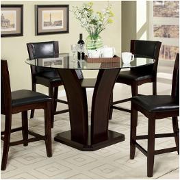Cm3710pt Furniture Of America Manhattan Dining Room Furniture Counter Height Table