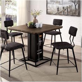 Cm3789bk-pt Furniture Of America Dicarda Dining Room Furniture Counter Height Table