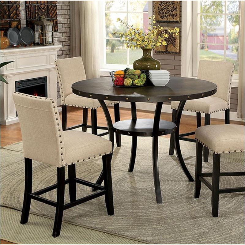 Cm3323rpt Furniture Of America Kaitlin Dining Room Furniture Counter Height Table