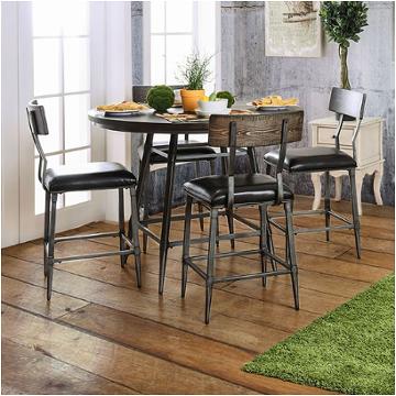 Cm3370rpt Furniture Of America Mullane Dining Room Furniture Counter Height Table