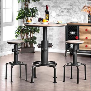 Cm3367bt Furniture Of America Foskey Dining Room Furniture Counter Height Table