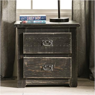Am7000bk-n Furniture Of America Ampelios Bedroom Furniture Nightstand