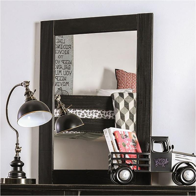 Am7000bk-m Furniture Of America Ampelios Bedroom Furniture Mirror