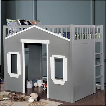 Cm7132gy-f Furniture Of America Abigail Bedroom Furniture Bed